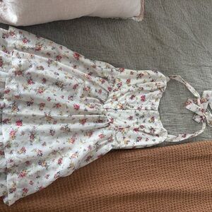 Guess Ivory Floral Dress